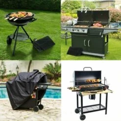 QERSTA Housse Barbecue Couverture De Barbecue Bâche De Protection BBQ Anti-UV Anti-l'eau Anti-l'humidité Avec Sac De Rangement Noir Pour Weber, Holland (145 X 61 X 117cm) 9 QERSTA Housse Barbecue Couverture De Barbecue Bâche De Protection BBQ Anti-UV Anti-l'eau Anti-l'humidité Avec Sac De Rangement Noir Pour Weber, Holland (145 X 61 X 117cm) -Accessoires de barbecue Soldes 52694380 5