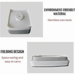 Kartokner Bassine à Vaisselle Pliable, Bol Dévier De Camping Lavabo Pliable Portable / Évier De Cuisine Idéal Pour Le Camping, Les Caravanes, Les Activités De Plein Air, La Cuisine -Accessoires de barbecue Soldes 52766679 4