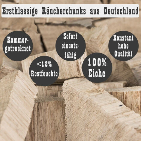 Räucherklöze Smoker Grill Morceaux Pour Barbecue Hêtre Chêne Fumage 2-4 Kg XXXL Fumoir Bois Grill Fumeur Accessoires Fumoir Foyer Copeaux Grillmaster 3 Räucherklöze Smoker Grill Morceaux Pour Barbecue Hêtre Chêne Fumage 2-4 Kg XXXL Fumoir Bois Grill Fumeur Accessoires Fumoir Foyer Copeaux Grillmaster â Image 3