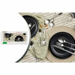 MAGNANI Couverts De Table Inox 70 Pièces, Ménagère Couverts De Table Couleur Argent, Set De Couverts De Table En Acier Inoxydable, Set De Ménagère Complet - Argent -Accessoires de barbecue Soldes 53042658 4