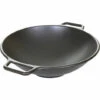 Wok Landmann 05387 - En Fonte émaillée - Adapté Aux Barbecues Gaz Et Charbon