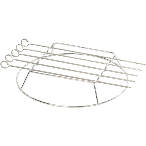 Support + Lot De 5 Brochettes Landmann 00361- Tout Inox - Adaptée à La Gamme Triton MaxX 1 Support + Lot De 5 Brochettes Landmann 00361- Tout Inox - Adaptée à La Gamme Triton MaxX