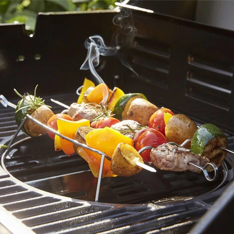 Support + Lot De 5 Brochettes Landmann 00361- Tout Inox - Adaptée à La Gamme Triton MaxX 3 Support + Lot De 5 Brochettes Landmann 00361- Tout Inox - Adaptée à La Gamme Triton MaxX â Image 3