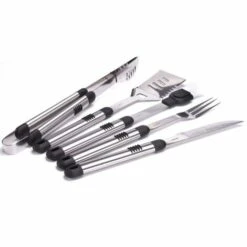 MSV Malette Spéciale Barbecue X 5 Articles En Inox - Gris 7 MSV Malette Spéciale Barbecue X 5 Articles En Inox - Gris -Accessoires de barbecue Soldes 53103102 3