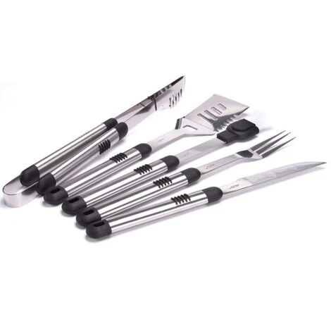 MSV Malette Spéciale Barbecue X 5 Articles En Inox - Gris 3 MSV Malette Spéciale Barbecue X 5 Articles En Inox - Gris – Image 3