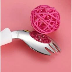 GDRHVFD Ensemble De Couverts Pour Enfants, Bébé Cuillère Fourchette Bébé Vaisselle Ensemble Poignée Incurvée Formation Cuillères Fourchettes Pour Bébé Enfants 8 GDRHVFD Ensemble De Couverts Pour Enfants, Bébé Cuillère Fourchette Bébé Vaisselle Ensemble Poignée Incurvée Formation Cuillères Fourchettes Pour Bébé Enfants -Accessoires de barbecue Soldes 53367312 4