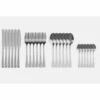 MAGNANI Couverts De Table Inox 24 Pièces, Ménagère Couverts De Table Couleur Argent, Set De Couverts De Table En Acier Inoxydable, Set De Ménagère Complet - Argent
