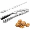 BARES Casse-Noisette En Acier Inoxydable Casse-Noisette Manuel Pince Homard Pince Crabe Noix De Pécan Noyer Outil Ouvreur Pour Les Noix Crustacés Fruits De Mer Pattes Avec 1 Pcs （Avec 1 Fourchettes）