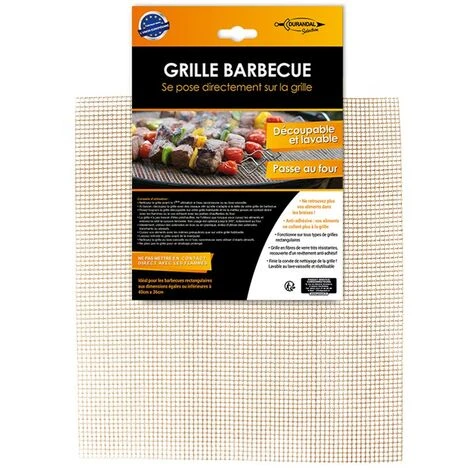 DURANDAL Grille Barbecue Rectangulaire Découpable Et Lavable 1 DURANDAL Grille Barbecue Rectangulaire Découpable Et Lavable