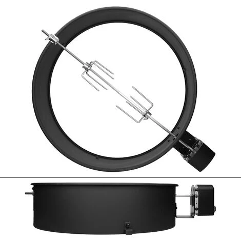 ECD GERMANY Kit De Rôtissoire à Charbon Barbecue Grill électrique Rotation Régulière Acier 2 ECD GERMANY Kit De Rôtissoire à Charbon Barbecue Grill électrique Rotation Régulière Acier – Image 2