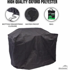 Housse De Barbecue - Étanche - UV 40+ - 125 X 62 X 95 Cm - Polyester/PVC Noir - MaxxGarden -Accessoires de barbecue Soldes 54009972 3