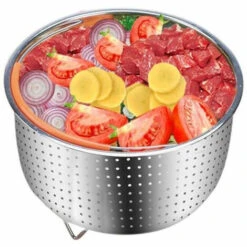 Vapeur Pliable En Acier Inoxydable 1pcs FUIENKO -Accessoires de barbecue Soldes 54326428 3