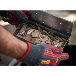 Boîte Fumoir Inox Pour Barbecue, Triomphe Boîte De Fumage Avec Couvercle à Charnière, Smokebox Pour Barbecue à Copeaux De Bois/Charbon/Gaz, 23 * 10,5 * 5 Cm -Accessoires de barbecue Soldes 54678097 4