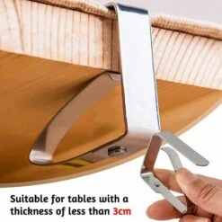 MONLY Pince Nappe Clips Inoxydable, 12 Pcs Réglables Pinces De Couverture De Table, Nappe Clips Anti-Glissant Pour Jardin Cuisine Maison Restaurant Pique-Nique Fête Mariage Partie 9 MONLY Pince Nappe Clips Inoxydable, 12 Pcs Réglables Pinces De Couverture De Table, Nappe Clips Anti-Glissant Pour Jardin Cuisine Maison Restaurant Pique-Nique Fête Mariage Partie -Accessoires de barbecue Soldes 54878972 5