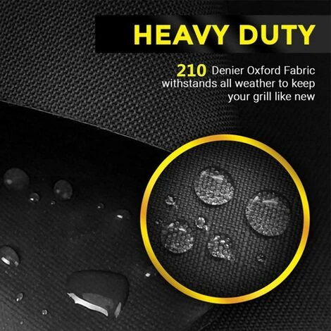 TINOR Housse Barbecue Gaz,Housse De Protection Plancha 210D Etanche,Housse De Protection Pour Barbecue XL Sangle Ajustable,Convient La Plupart Des Grill (145 * 61 * 117cm) 3 TINOR Housse Barbecue Gaz,Housse De Protection Plancha 210D Etanche,Housse De Protection Pour Barbecue XL Sangle Ajustable,Convient La Plupart Des Grill (145 * 61 * 117cm) – Image 3