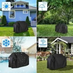 TINOR Housse Barbecue, 420D Oxford Bâche De Protection, Anti-Vent/Solei/l'eau, Exterieur Housse Barbecue Convient La Plupart Des Grills (170*61*117cm) 9 TINOR Housse Barbecue, 420D Oxford Bâche De Protection, Anti-Vent/Solei/l'eau, Exterieur Housse Barbecue Convient La Plupart Des Grills (170*61*117cm) -Accessoires de barbecue Soldes 55018758 5