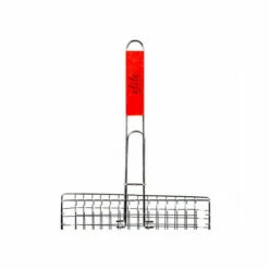 ELITE Grille De Barbecue Carrée Avec Manche - 46x22x22cm - Chrome/Inox -Accessoires de barbecue Soldes 55081740 3