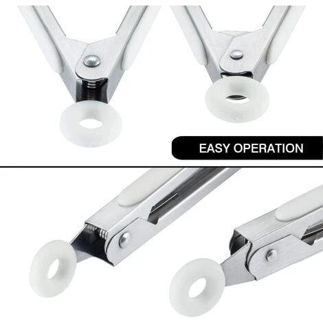 DKSFJKL Lot De Mini Pinces De Service En Silicone 17,8 Cm 7 Inch 9 Couleurs. 4 DKSFJKL Lot De Mini Pinces De Service En Silicone 17,8 Cm 7 Inch 9 Couleurs. – Image 4