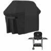 JARDIBRICODECO Bâche Housse De Protection étanche Barbecue Plancha 130x75x131