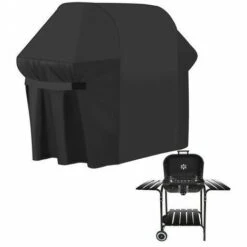 JARDIBRICODECO Bâche Housse De Protection étanche Barbecue Plancha 130x75x131