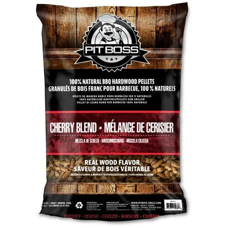 PITBOSS Pellets PIT BOSS Pour Barbecue - Saveur Cerisier - Sac 9 Kgs 1 PITBOSS Pellets PIT BOSS Pour Barbecue - Saveur Cerisier - Sac 9 Kgs