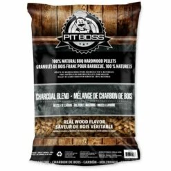 PITBOSS Pellets PIT BOSS Pour Barbecue - Saveur Charcoal - Sac 9 Kgs