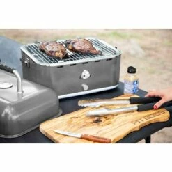 PITBOSS Barbecue PIT BOSS Portable à Charbon De Bois En Acier Inoxydable -Accessoires de barbecue Soldes 55943758 3