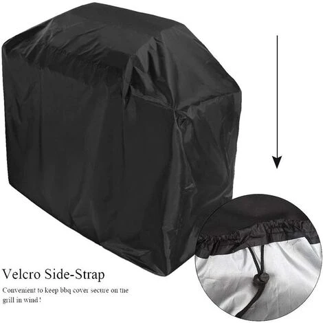 PERLE RARE Housse De Protection Imperméable Pour Barbecue 80 X 66 X 100 Cm Noir 2 PERLE RARE Housse De Protection Imperméable Pour Barbecue 80 X 66 X 100 Cm Noir â Image 2