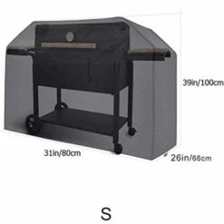 PERLE RARE Housse De Protection Imperméable Pour Barbecue 80 X 66 X 100 Cm Noir 9 PERLE RARE Housse De Protection Imperméable Pour Barbecue 80 X 66 X 100 Cm Noir -Accessoires de barbecue Soldes 56095747 5