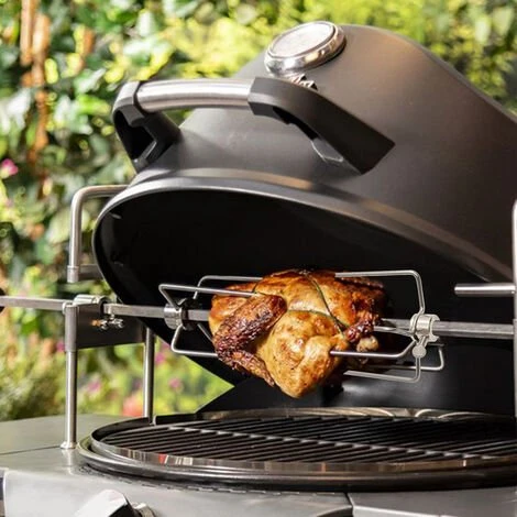 Randaco BBQ Rôtissoire Tournebroche Set Tourne Broche Electronique Kit Pour Grill Avec Un 92 Cm Moteur Dans Une Bôitier En Inox 3 Randaco BBQ Rôtissoire Tournebroche Set Tourne Broche Electronique Kit Pour Grill Avec Un 92 Cm Moteur Dans Une Bôitier En Inox – Image 3