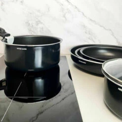 SHOPSTORY ARTHUR MARTIN : Batterie De Cuisine 10 Pièces Tous Feux | Noir -Accessoires de barbecue Soldes 56140667 3
