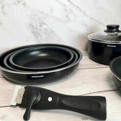 SHOPSTORY ARTHUR MARTIN : Batterie De Cuisine 10 Pièces Tous Feux | Noir -Accessoires de barbecue Soldes 56140667 4