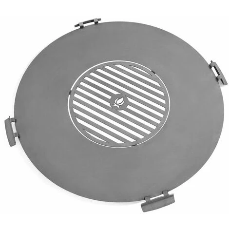 COOK KING Barbecue Plaque En Acier Inox Pour Braséro 82 Cm Avec Une Grille 40 Cm Et 4 Poignées 1 COOK KING Barbecue Plaque En Acier Inox Pour Braséro 82 Cm Avec Une Grille 40 Cm Et 4 Poignées