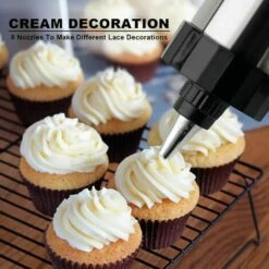 MONLY Seringue Patisserie Inox Professionnelle Presse A Biscuit Pistolet Patisserie Avec 13 Disques Biscuits Et 8 Douilles 9 MONLY Seringue Patisserie Inox Professionnelle Presse A Biscuit Pistolet Patisserie Avec 13 Disques Biscuits Et 8 Douilles -Accessoires de barbecue Soldes 57218760 5