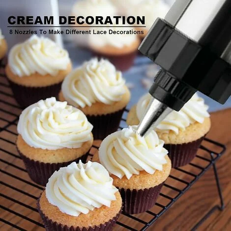 MONLY Seringue Patisserie Inox Professionnelle Presse A Biscuit Pistolet Patisserie Avec 13 Disques Biscuits Et 8 Douilles 5 MONLY Seringue Patisserie Inox Professionnelle Presse A Biscuit Pistolet Patisserie Avec 13 Disques Biscuits Et 8 Douilles – Image 5