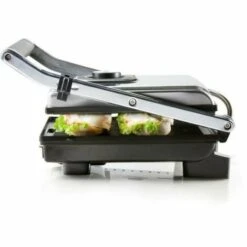 DOMO - Grill Multifonctions En Acier Inoxydable - Grandes Plaques Teflon - Couvercle Flottant - Thermostat Réglable 6 DOMO - Grill Multifonctions En Acier Inoxydable - Grandes Plaques Teflon - Couvercle Flottant - Thermostat Réglable -Accessoires de barbecue Soldes 57268761 3