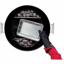 Lot De 10 Grandes Barquettes En Aluminium Weber 23 X 33 Cm -Accessoires de barbecue Soldes 5728104 3