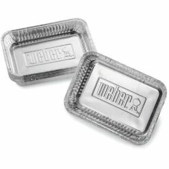 Lot De 10 Petites Barquettes En Aluminium Weber