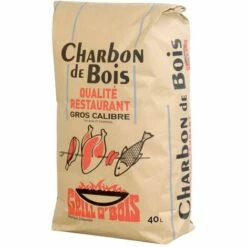 GRILL O' BOIS Charbon De Bois 40L "Qualité Restaurant" Grill O'Bois