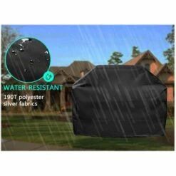 AIDUCHO Housse Barbecue, Housse Pour Barbecue En Tissu Oxford En Polyester Enduit D'argent 210D——Cylindrique 4XS-(0.14KG)-Φ71X56CM -Accessoires de barbecue Soldes 58184091 3