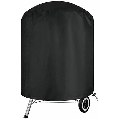 AIDUCHO Housse De Barbecue Ronde Imperméable En Tissu Oxford 210D Anti-UV, Avec Sangle Latérale Coupe-vent, Le Noir 58x77cm 1 AIDUCHO Housse De Barbecue Ronde Imperméable En Tissu Oxford 210D Anti-UV, Avec Sangle Latérale Coupe-vent, Le Noir 58x77cm