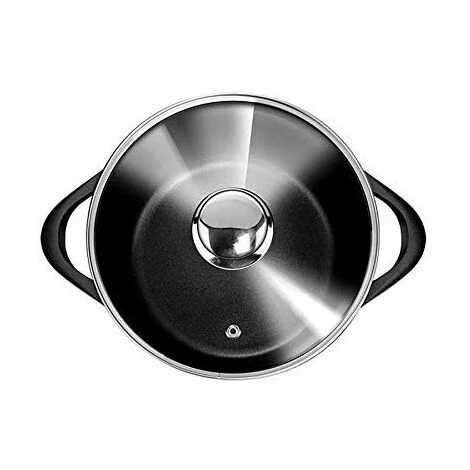 Smile MGK-12 Batterie De Cuisine Induction 8 Pièces Noir - Noir 3 Smile MGK-12 Batterie De Cuisine Induction 8 Pièces Noir - Noir – Image 3