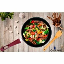 Callaway Bordeaux Batterie De Cuisine à Induction 8 Pièces En Fonte D'aluminium Antiadhésive Bordeaux - Bordeaux -Accessoires de barbecue Soldes 58521844 5