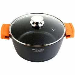 Wecook WCOK-CHEF4 Batterie De Cuisine à Induction 8 Pièces En Aluminium Anti-adhésif Sans PFOA Noir - Noir -Accessoires de barbecue Soldes 58535448 3