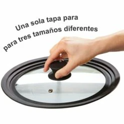 Magefesa TA182022242628 Couvercle De Poêle à Frire Casseroles 18-20-22, 24-26-28, Multi-diamètre Transparent - Transparent -Accessoires de barbecue Soldes 58536165 4