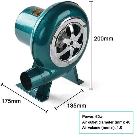 AOUGO Ventilateur Électrique à Vitesse Variable 220V - Ventilateur De Barbecues Ventilateur De Forge à Charbon - Refroidissement Rapide à Faible Bruit Et Forte Puissance Pour Barbecue 2 AOUGO Ventilateur Électrique à Vitesse Variable 220V - Ventilateur De Barbecues Ventilateur De Forge à Charbon - Refroidissement Rapide à Faible Bruit Et Forte Puissance Pour Barbecue – Image 2