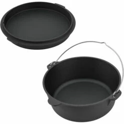 Cocotte Enkhuizen En Fonte Pour 14-20 Personnes 13,6 Litres [en.casa] -Accessoires de barbecue Soldes 58805538 4