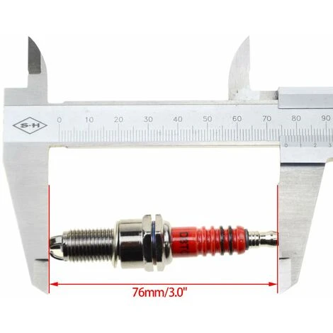 ENLENK D8TC Bougie D'allumage Avec 3 électrodes Remplacement Pour 4 Temps 125cc 150cc 200cc 250cc ATV Dirt Bike Go Kart Cyclomoteur Scooter Pack De 2 2 ENLENK D8TC Bougie D'allumage Avec 3 électrodes Remplacement Pour 4 Temps 125cc 150cc 200cc 250cc ATV Dirt Bike Go Kart Cyclomoteur Scooter Pack De 2 – Image 2