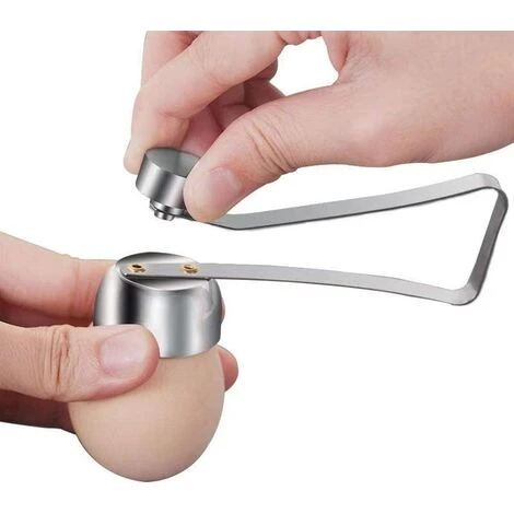 STARLIGHT Coupe-Coquille Ouvre-Oeuf,SL.GT Stainless Steel Ouvreur De Coquille D'oeufs Ouvreur D'oeufs Pour Ouf Dur/Mou Dur 2 STARLIGHT Coupe-Coquille Ouvre-Oeuf,SL.GT Stainless Steel Ouvreur De Coquille D'oeufs Ouvreur D'oeufs Pour Ouf Dur/Mou Dur â Image 2