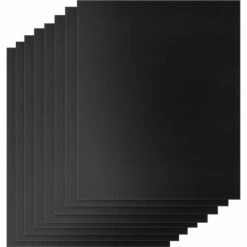 ZOLGINAH Tapis De Cuisson Pour Barbecue, 40x33cm Set De 8 Feuilles De BBQ Réutilisable Extérieur, Cuisson Mats Plancha Pour Barbecue Gaz, Weber Charbon Barbecue, Postuler à Plaques Et Grilles Pour Cuisson